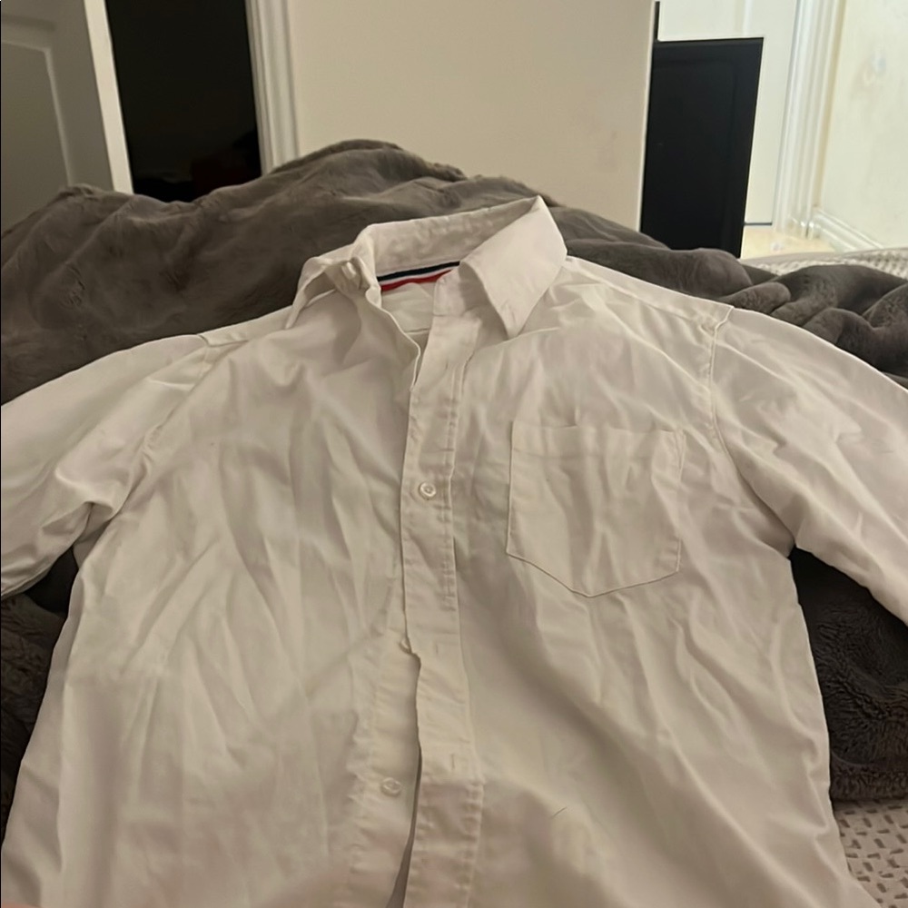 Classic White Men's Shirt